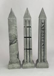Egyptian Obelisks Painted (3)
